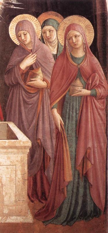 GOZZOLI, Benozzo Women at the Tomb (detail) sdg china oil painting image